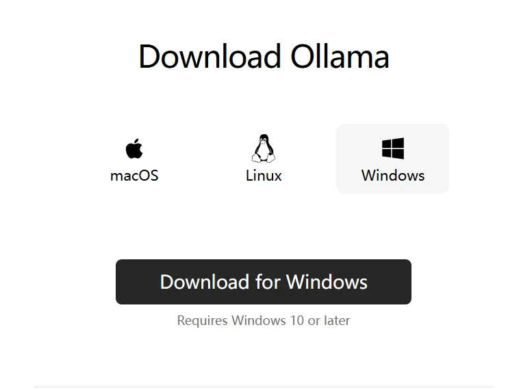 Ollama 下载